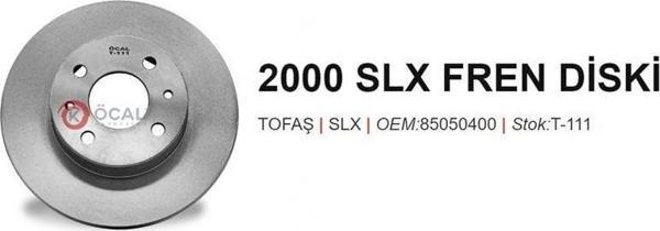 FREN DİSKİ ÖN 00 MODEL 4 BIJON SLX DOGAN KARTAL DK TAKIM - Image 1