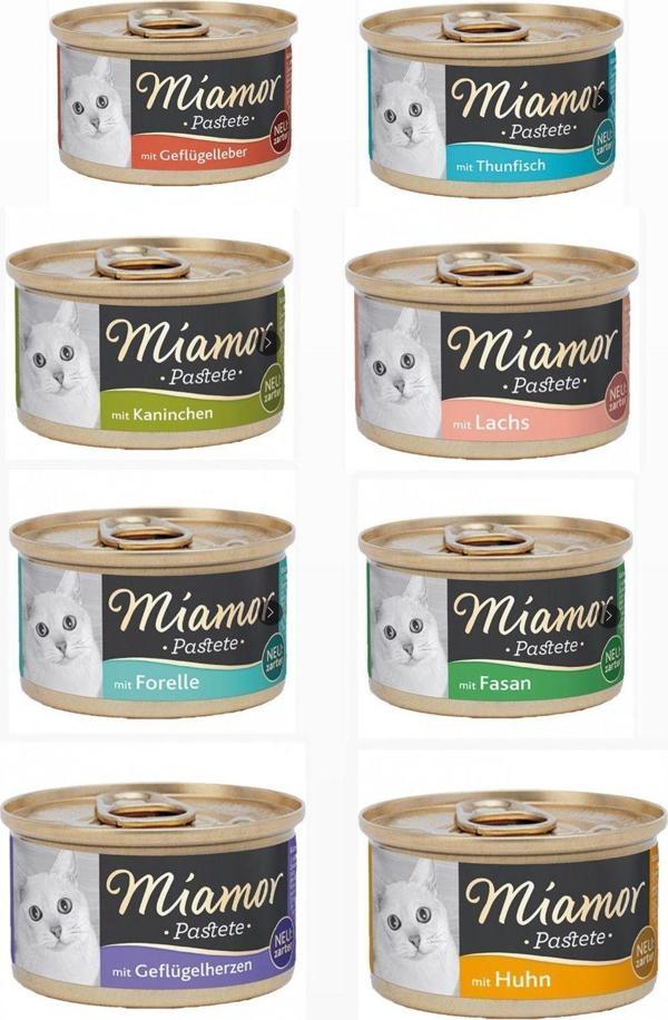 PATRON BARNEY MIAMOR PASTETE 8 Çeşit KEDİ KONSERVESİ 85 g - Image 1