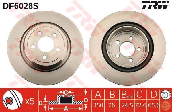 FREN DİSKİ ARKA CHRYSLER 300 C 04 TÜM MOTORLAR HK - Image 1