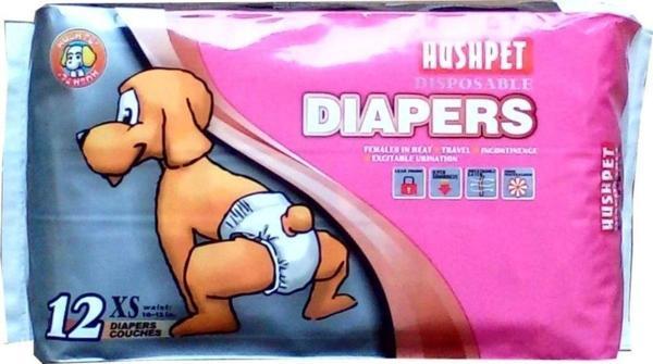 Hushped Xs Köpek Çiş Pedi 2 kg-4 kg 12'li - Image 1