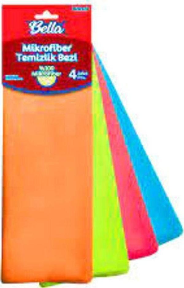 4 ADET KARE MİKROFİBER TEMİZLİK BEZİ (146) - Image 1