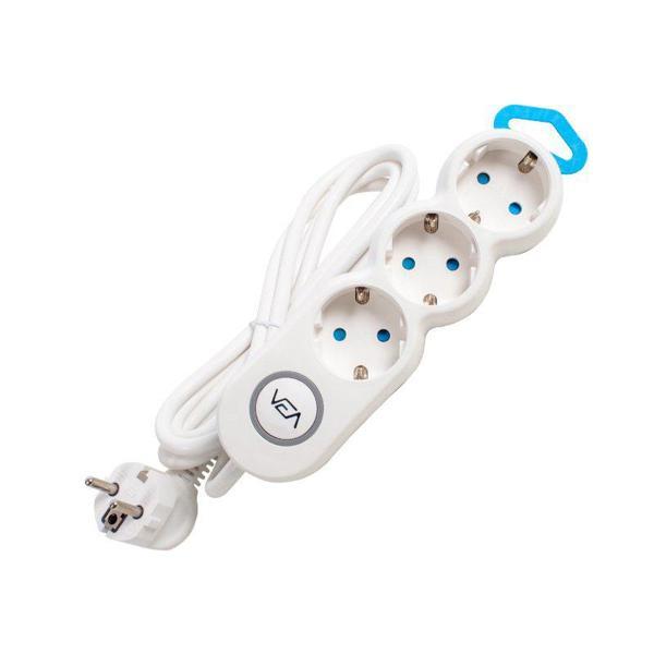 3LÜ 2 METRE KABLOLU ANAHTARLI GRUP PRİZ (4401) - Image 1
