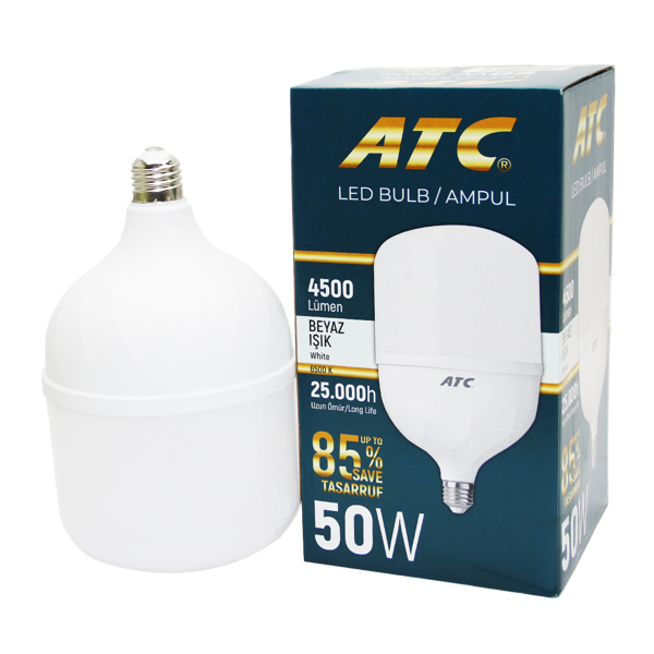 50W TORCH LED BULB AMPUL BEYAZ E27 (4401) - Image 1