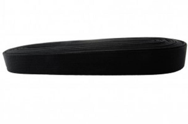 SİYAH - 2CM PAÇA LASTİK YASSI GENİŞ 10MT (4401) - Image 1