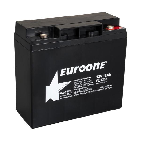 EUROONE EO1218 12 VOLT - 18 AMPER AKÜ (181 X 76 X 167 MM) (4401) - Image 1