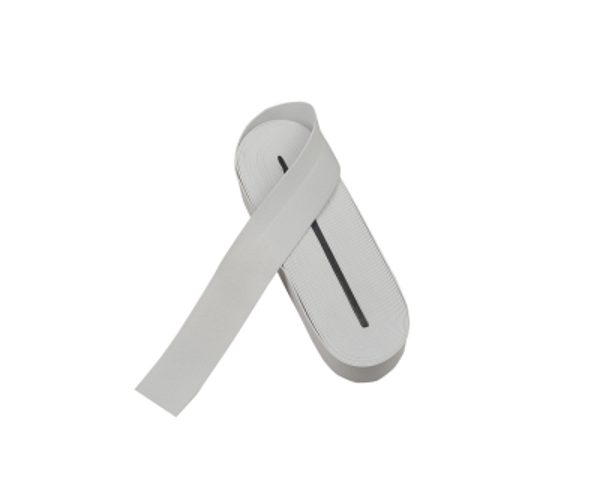 BEYAZ - 4CM PAÇA LASTİK YASSI GENİŞ 10MT (4401) - Image 1
