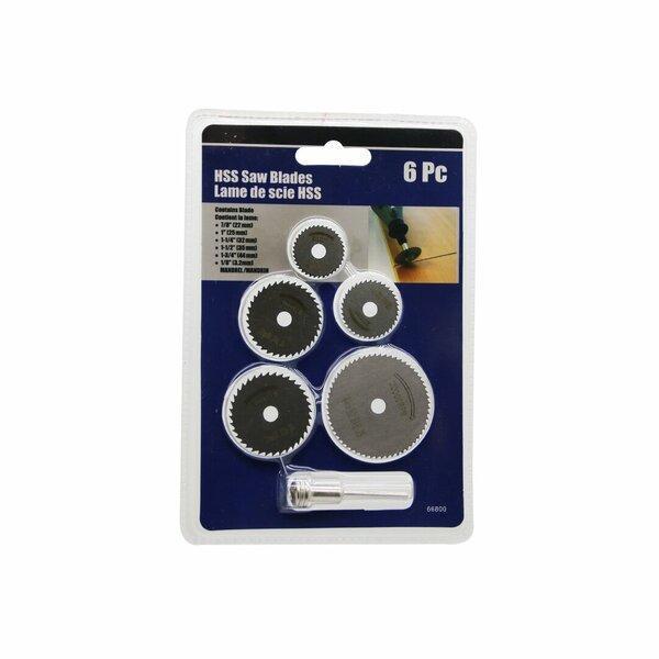 6 PARÇA MİNİ YUVARLAK TESTERE BIÇAKLARI 22---44MM (4401) - Image 1