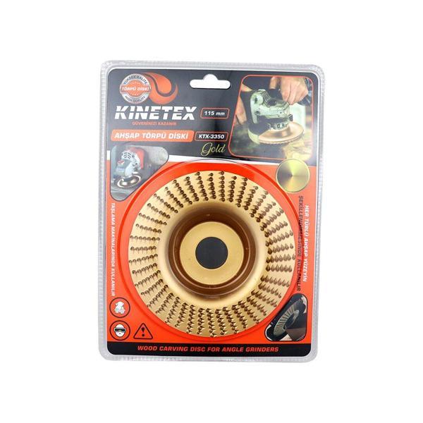 115MM  AHŞAP DİSK EĞE TÖRPÜ GOLD (4401) - Image 1