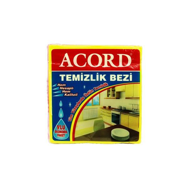 ACORD KOD-384 9 PARÇA  TEMİZLİK BEZİ 35X37CM (4401) - Image 1