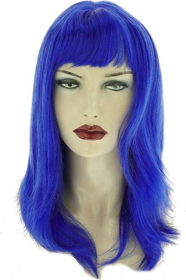 Mavi Renk Uzun Parti Peruğu (4401) - Image 1