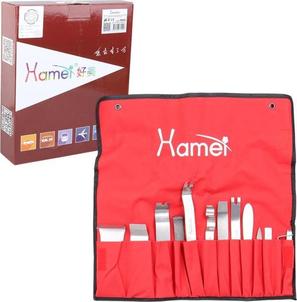 ARAÇ İÇİ SES SİSTEMİ SÖKME - LASTİK SÖKME -  KAPI DÜZELTME ÇIKARMA TAKIMI PASLANMAZ ÇELİK (4401) - Image 1