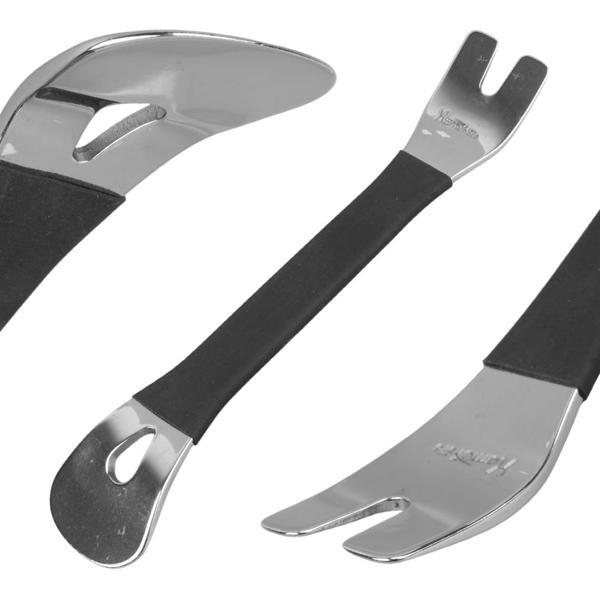 ARAÇ İÇİ SES SİSTEMİ SÖKME LEVYESİ KROM KAPLAMA ÇELİK (3X195MM) (4401) - Image 1