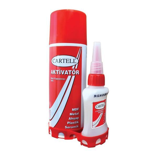 CARTELL HIZLI YAPIŞTIRICI SETİ (AKTİVATÖR)  200ML (4401) - Image 1