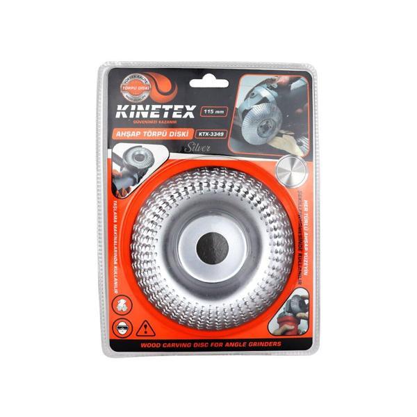115MM  AHŞAP TÖRPÜ EĞE DİSK GÜMÜŞ (4401) - Image 1