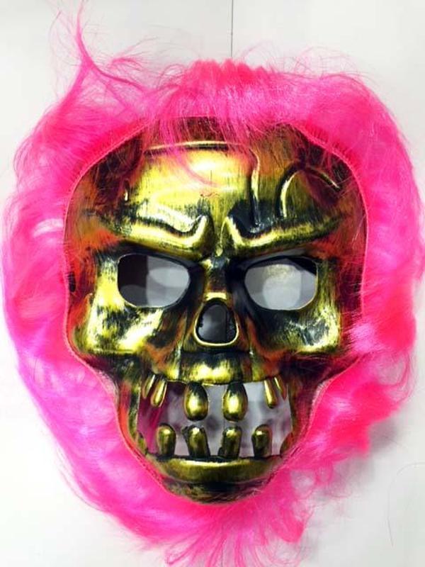 Cadılar Bayramı Pembe Saçlı Maske (4401) - Image 1