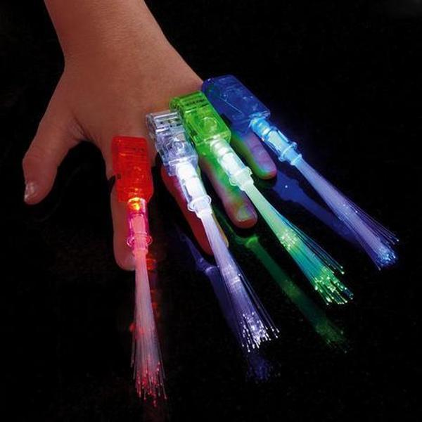 Led Işıklı Renkli Püsküllü Parmak Işığı 4 Renk 4 Adet (4401) - Image 1