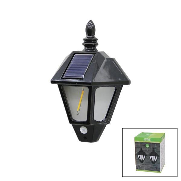 2 PCS  SOLAR - GÜNEŞ ENERJİLİ DUVAR LAMBASI COB LED SENSÖRLÜ= 3 MOD FONKSİYON BAHÇE-BALKON-SOKAK PT-2981 (4401) - Image 1