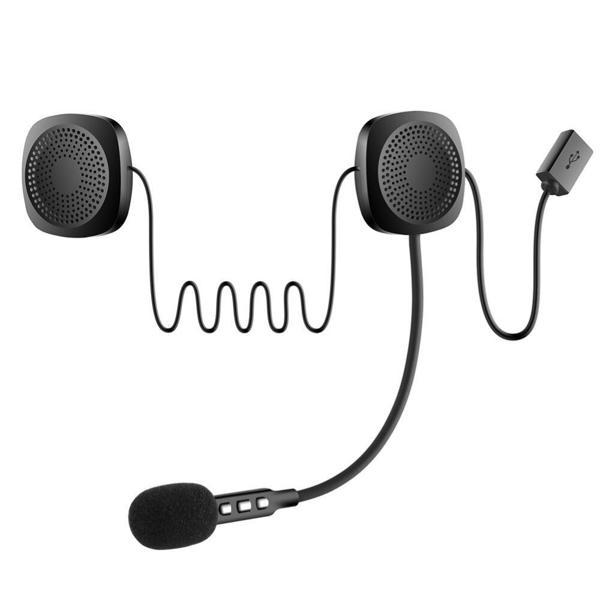 BLUETOOTHLU ŞARJLI KASK İÇİ MOTOSİKLET HOPARLÖR VE MİKROFON SETİ (4401) - Image 1