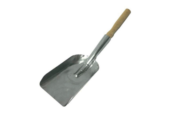 METAL KÜÇÜK - DAR GALVANİZ KÜREK AHŞAP SAPLI (4401) - Image 1