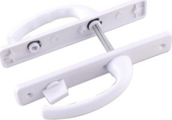 POŞETLİ BANYO-WC - KİLİTLİ BEYAZ PVC KAPI KOLU (4401) - Image 1