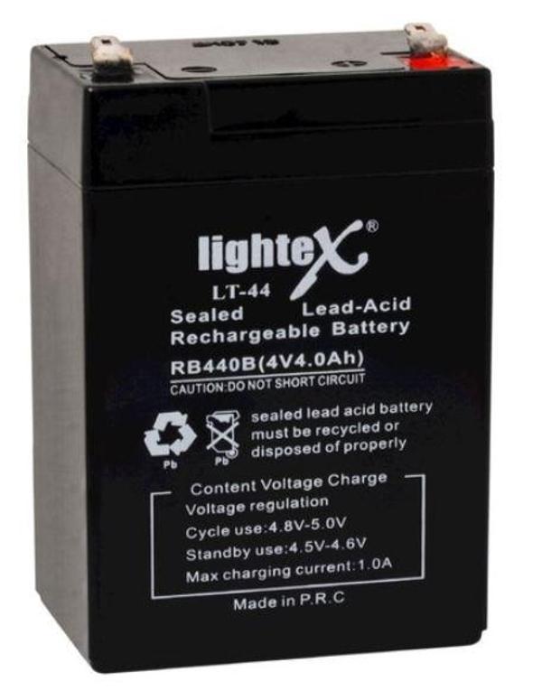 LIGHTEX LT-44 4 VOLT - 4 AMPER KURU AKÜ (IŞILDAK AKÜSÜ) (4401) - Image 1