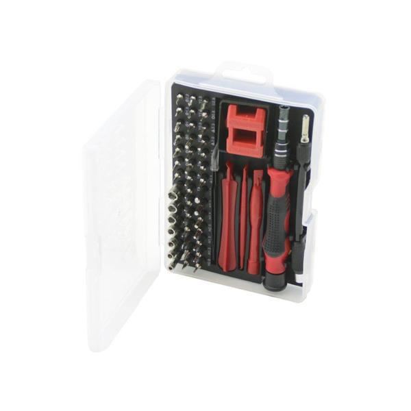 52İN1 SAATÇİ - TELEFONCU TORNAVİDA SETİ 42PCS UÇ - 4-CIMBIZ-VB.- 2-T.VİDA SAP - 3-APARAT - 1-ŞEFFAF PLS.KUTU (4401) - Image 1