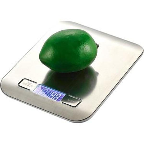DİJİTAL PLATİN YUVARLAK MUTFAK TERAZİSİ 5KG. TF-1002 (4401) - Image 1