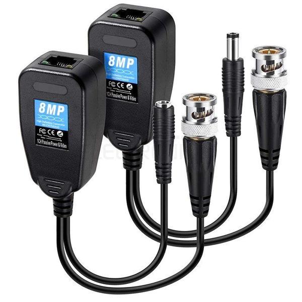 BNC TO RJ45 VIDEO BALUN + POWER KONNEKTÖR (4401) - Image 1