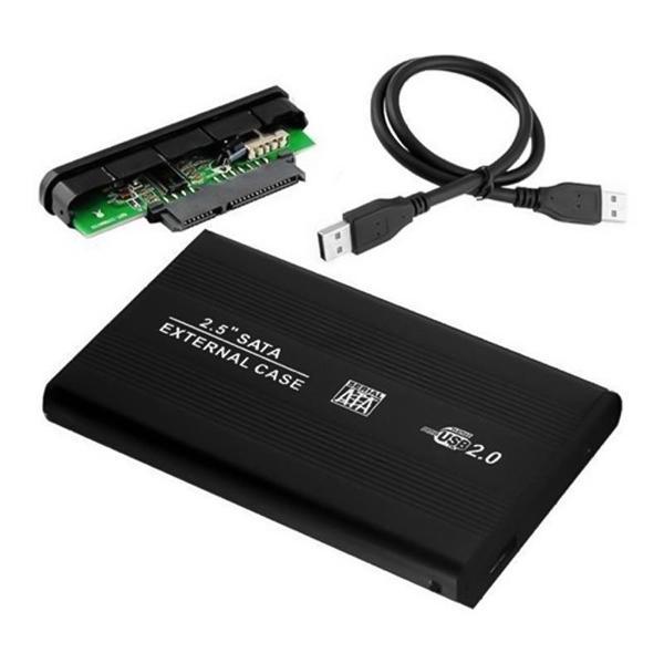HARİCİ 2.5 USB 2.0 SATA HARDDISK KUTUSU SİYAH (4401) - Image 1