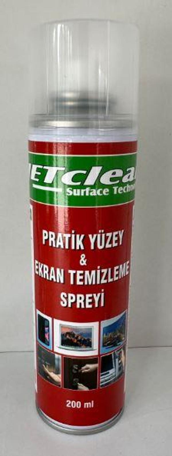 JETCLEAN 200ML PRATİK YÜZEY VE EKRAN TEMİZLEME SPREYİ (4401) - Image 1