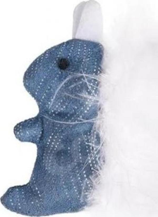 Flamingo Medy Tüylü Sincap Kedi Oyuncağı 9,5 cm - Image 1