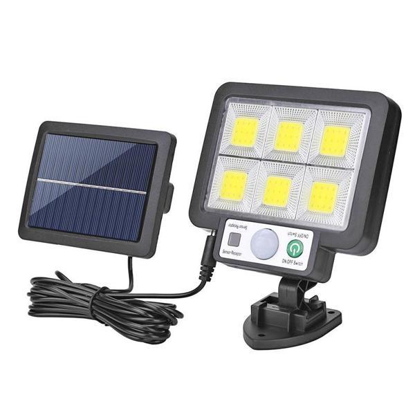 SOLAR PANELLİ HAREKET SENSÖRLÜ ÜÇ MODLU DUVAR LAMBASI (4401) - Image 1