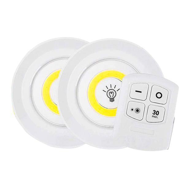 BEYAZ 150 LÜMEN COB LED YUVARLAK ÇİFT AMPÜL KUMANDALI (4401) - Image 1
