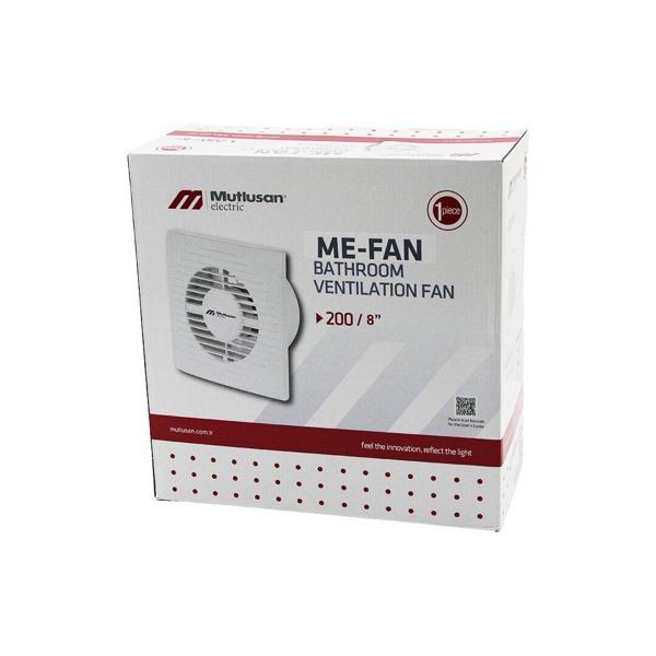 MUTLUSAN-001 211 000 200 00 00 ME-FAN 2008 İNÇ BANYO TUVALET HAVALANDIRMA ASPİRATÖRÜ 40W1000RPM200M3/H (4401) - Image 1