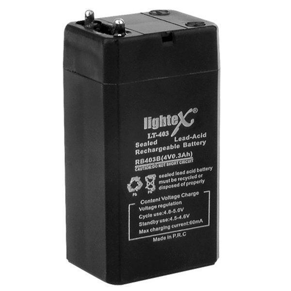 AKÜ 4.2 VOLT 0.3 AMPER LIGHTEX LT-403 (4401) - Image 1