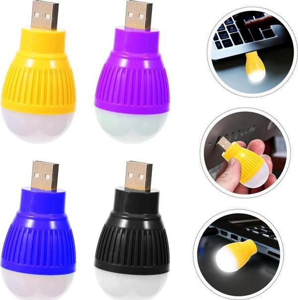 USB BEYAZ GECE LAMBASI MİNİ AMPUL AYDINLATMA (4401) - Image 1