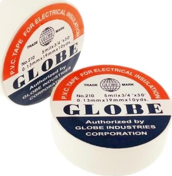 GLOBE İZOLE BANT BEYAZ 10LUK  0.13MMX19MM (4401) - Image 1