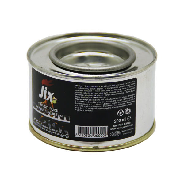 JİX TUTUŞTURUCU 200ML TENEKE JEL YAKIT (4401) - Image 1
