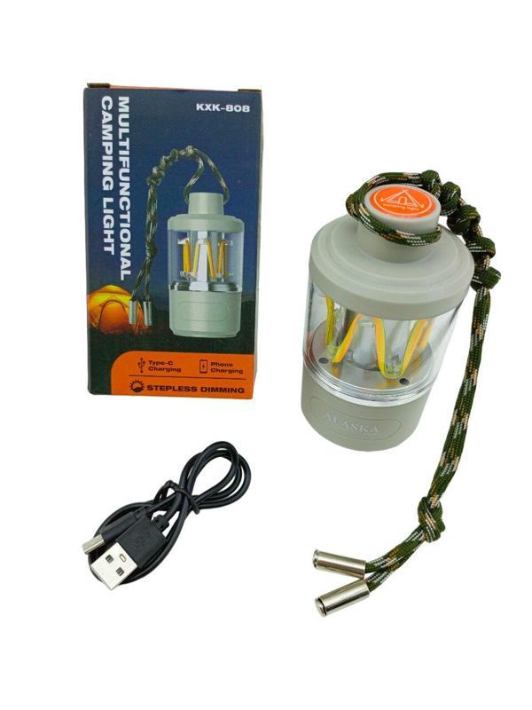 3IN1= KAMP LAMBASI - FENER - POWERBANK  USB ŞARJ (4401) - Image 1