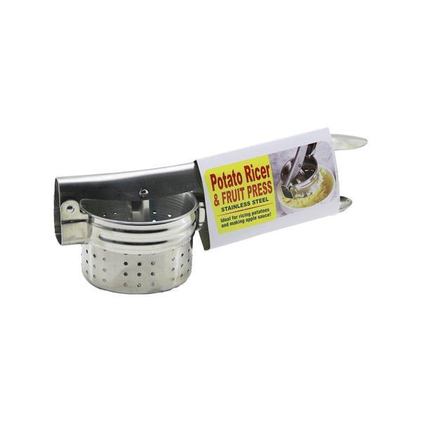 STAINLESS STEEL MANUEL KOLLU - ÇELİK METAL  PATATES EZİCİ - MEYVE SIKICI PRES (4401) - Image 1