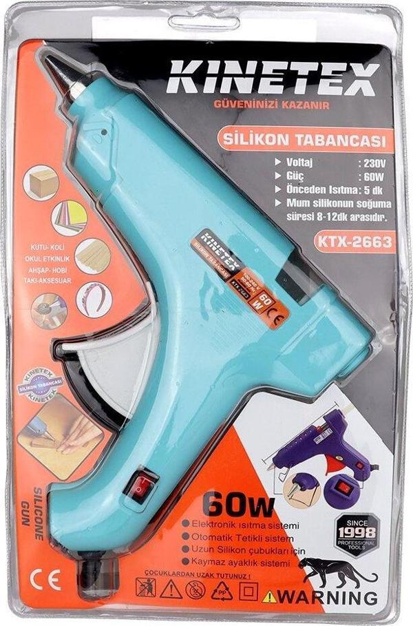 60W   ANAHTARLI  SICAK MUM SİLİKON TABANCASI (4401) - Image 1