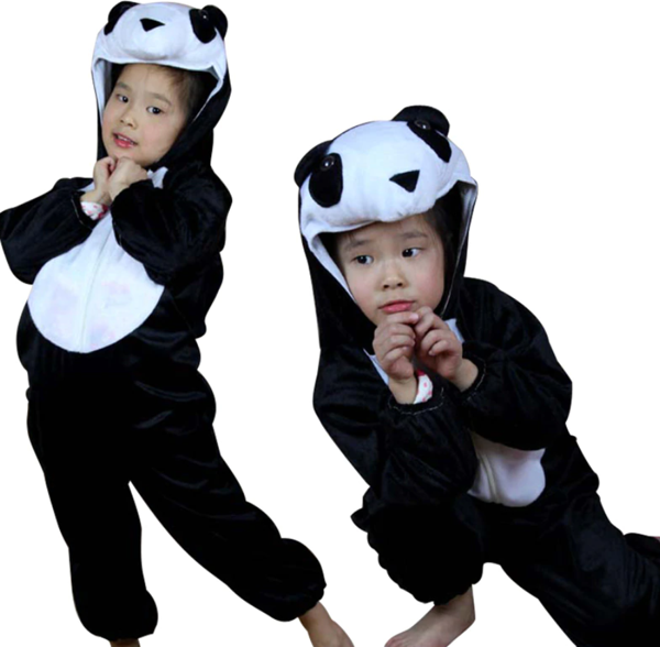 Çocuk Panda Kostümü 2-3 Yaş 80 cm (4401) - Image 1