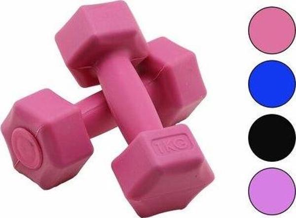1KG PLASTİK KÖŞELİ DAMBIL 2 PARÇA HERHANGİ BİR RENK GÖNDERİLİR (4401) - Image 1