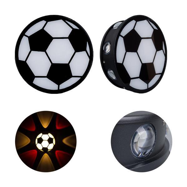 GÜN IŞIĞI - KIRMIZI FUTBOL TOPU DEKORATİF LED DUVAR APLİK (4401) - Image 1
