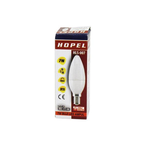 7W - E14 BUJİ LED MUM AMPUL 630LM  HLS-007 (4401) - Image 1