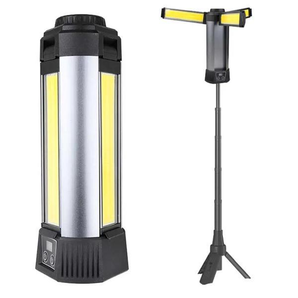 35 WATT USB - TYPE-C GİRİŞLİ P50 VE COB LEDLİ 3 KANATLI KOLLU ÇALIŞMA LAMBASI (4401) - Image 1