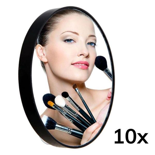 10x Büyüteçli Vantuzlu Pratik Kullanışlı Makyaj Lens Traş Aynası (4401) - Image 1