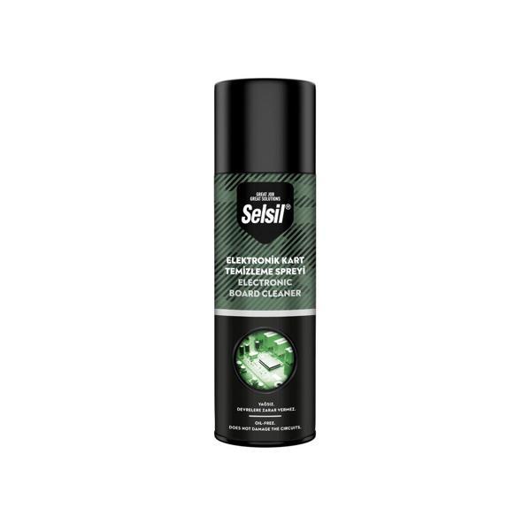 SELSİL ELEKTRONİK KART TEMİZLEME SPREYİ 500ML  YAĞSIZ - DEVRELERE ZARAR VERMEZ (4401) - Image 1