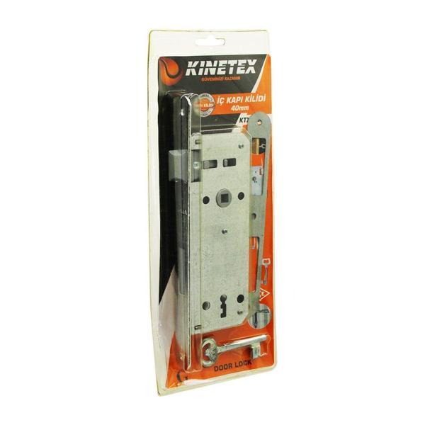 İÇ KAPI   ODA  KİLİT  40MM   ÇELİK GALVENİZ KAPLAMA GÖVDE   PİRİNÇ - NİKEL MATERYALLER  KTX-2239 (4401) - Image 1