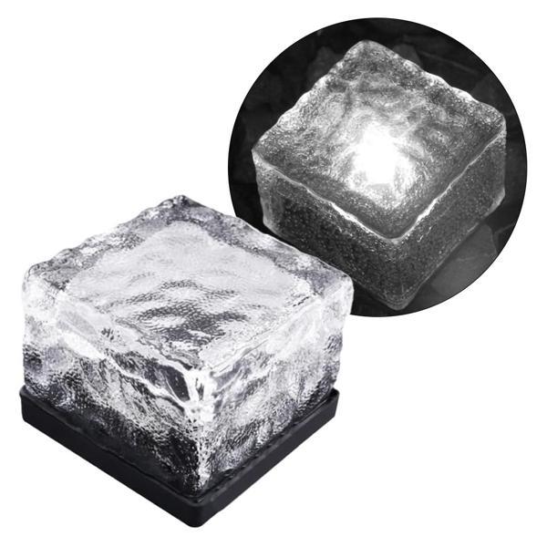 SOLAR LEDLİ BEYAZ TUĞLA GÖRÜNÜMLÜ BAHÇE DEKORASYON AYDINLATMA (4401) - Image 1